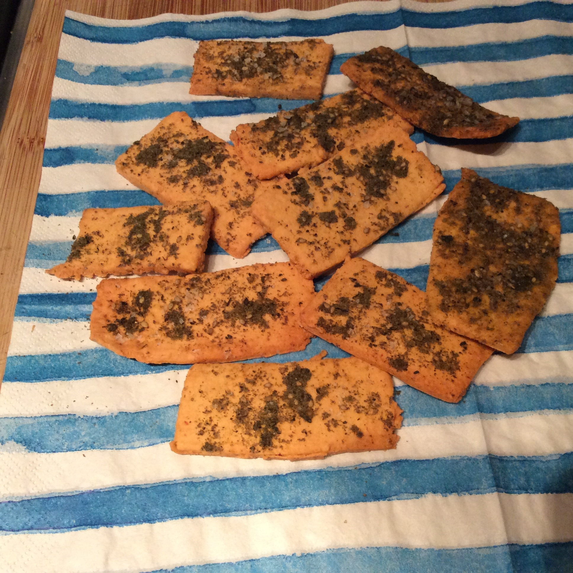 Chickpea crackers The Blood Sugar Diet by Michael Mosley