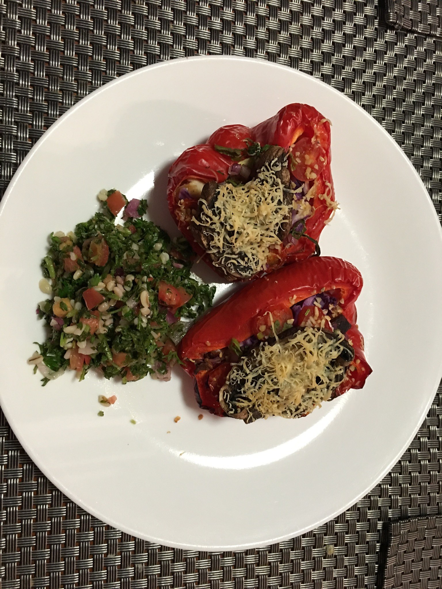 Devine Stuffed Capsicums - The Blood Sugar Diet by Michael ...