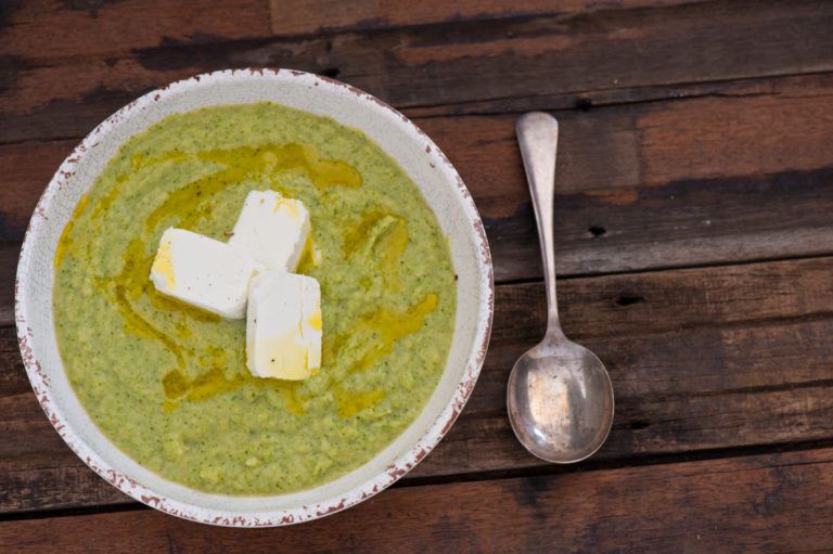 Broccoli & Goats Cheese Soup The Blood Sugar Diet by Michael Mosley